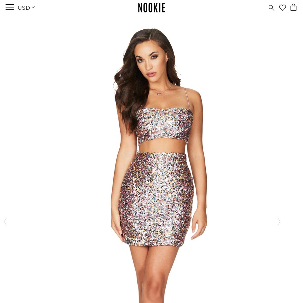 Nookie sparkly set- sold out everywhere
